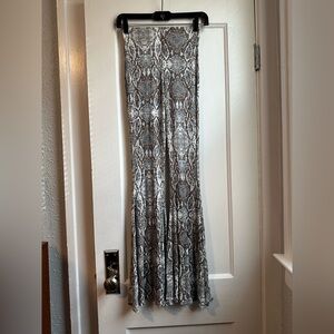 Somewhere in LA flared snake print pants